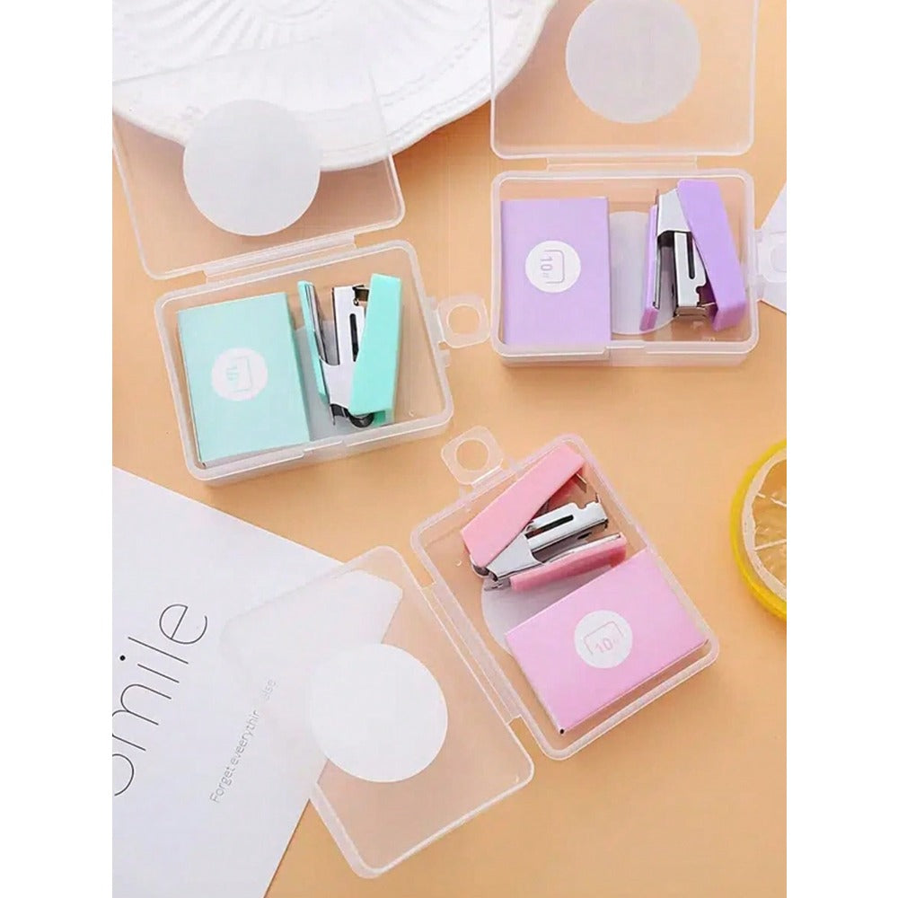 1set Random Color Stapler With Staple,Back To School,School Supplies