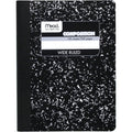 Composition Notebook, Wide Ruled Paper, 7.5" X 9.75", 100 Sheets, Black Marble (09910)
