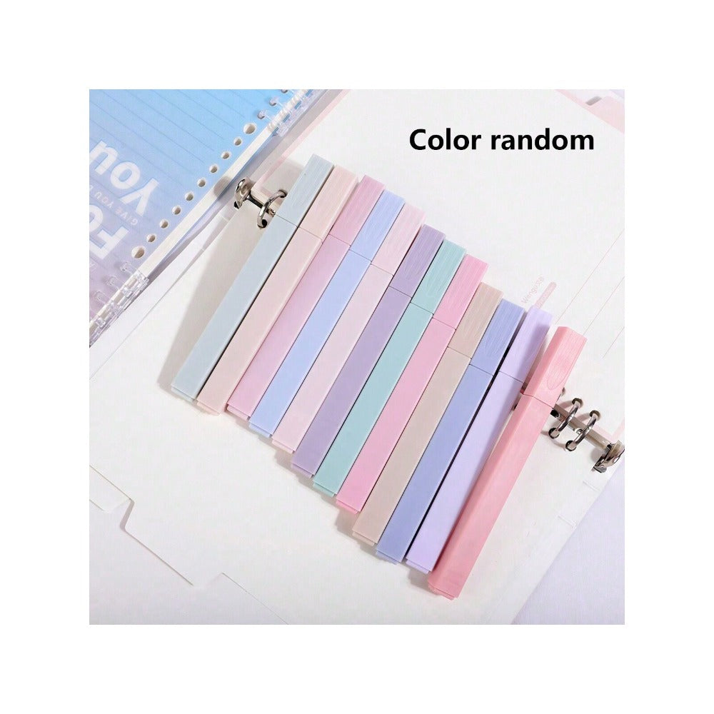 4/6pcs Fluorescent Marker Pens, Colorful Highlighters With Large Ink Capacity For Students Back To School