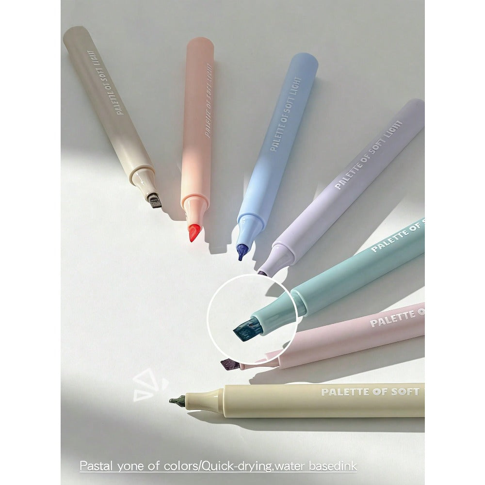 16/8/1pc Ultra-Soft Tip "Soft Glow" Highlighter, Perfect For Students And Office Workers, Ideal For Doodling, Journaling, Marking And Writing. Can Be Used As School Supplies, Holiday Gifts, Student Stationery, Back To School Gifts, Art Supplies And More.