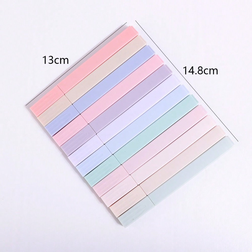 4/6pcs Fluorescent Marker Pens, Colorful Highlighters With Large Ink Capacity For Students Back To School