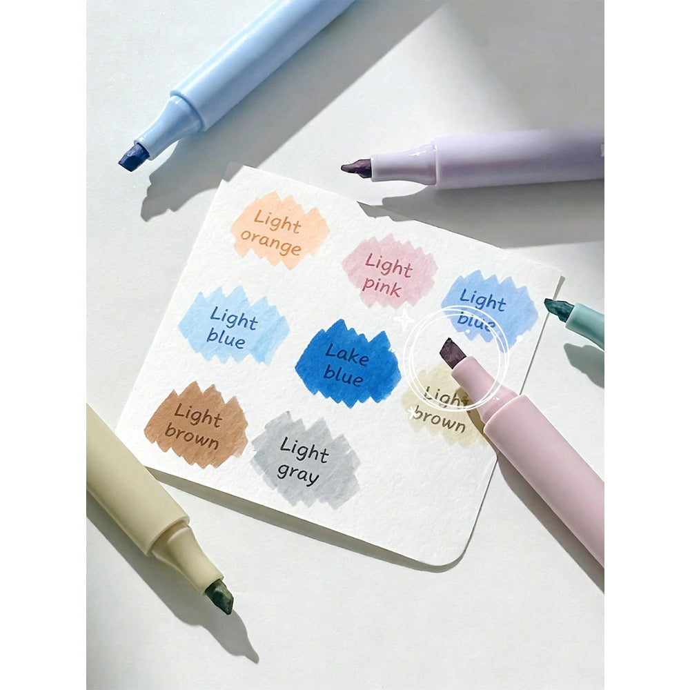 16/8/1pc Ultra-Soft Tip "Soft Glow" Highlighter, Perfect For Students And Office Workers, Ideal For Doodling, Journaling, Marking And Writing. Can Be Used As School Supplies, Holiday Gifts, Student Stationery, Back To School Gifts, Art Supplies And More.