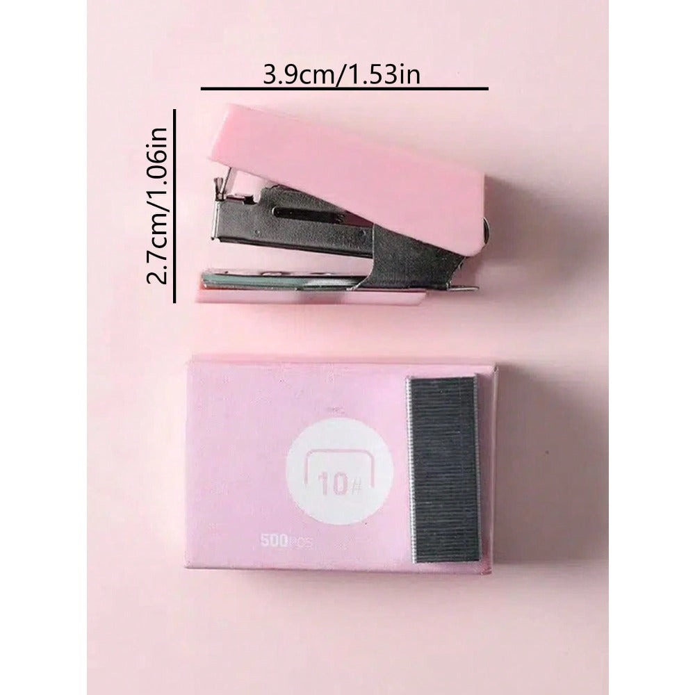 1set Random Color Stapler With Staple,Back To School,School Supplies