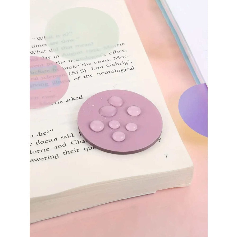 160pcs Round Waterproof Transparent Stickers, Semi-Transparent Page Marker & Sticky Notes For Office & School Supplies Back To School