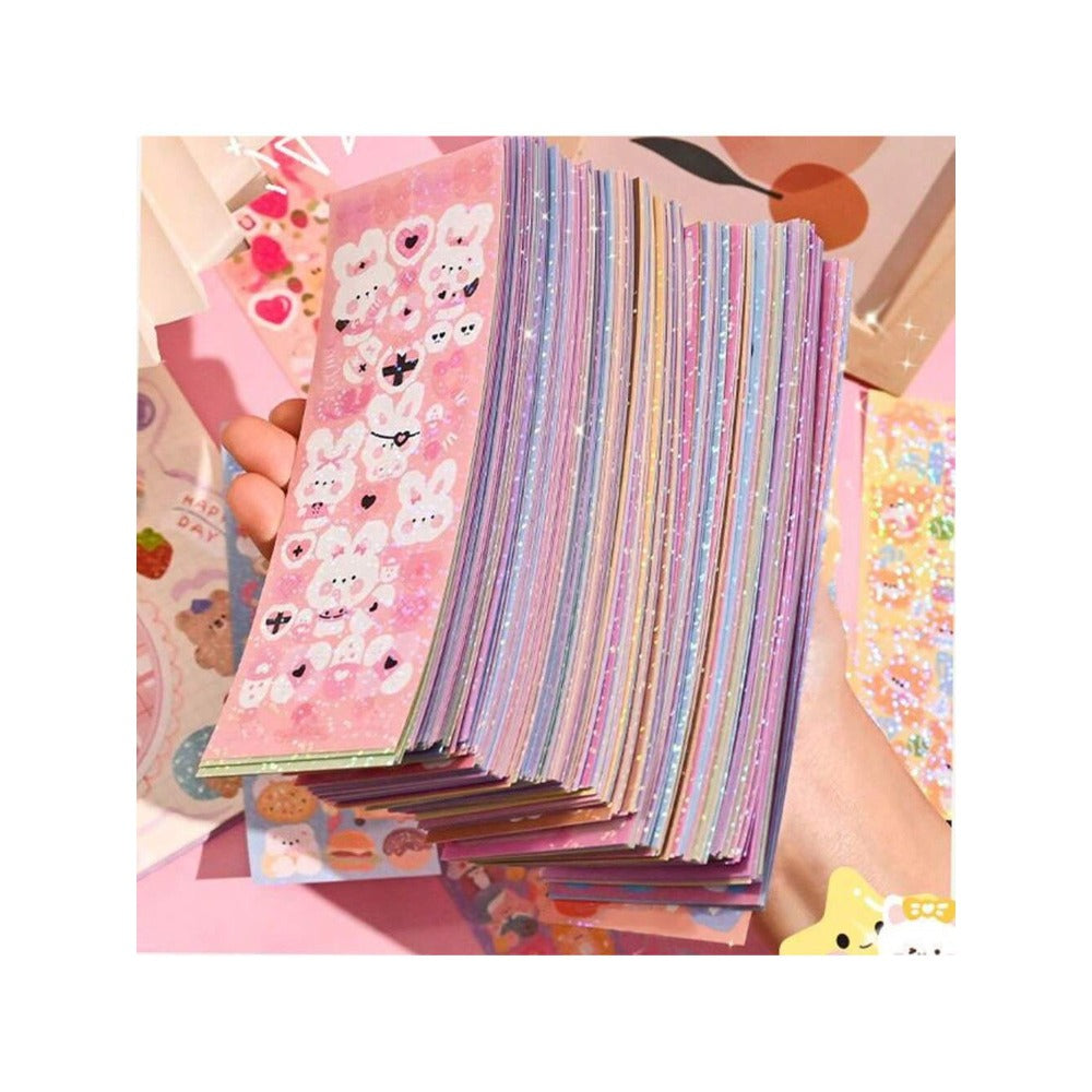 Cute Cartoon Stickers, Adhesive Decals, Party DIY Stickers, Fun Lovely Theme, For Scrapbook, Luggage, Halloween Decoration, Craft Supplies School Supplies
