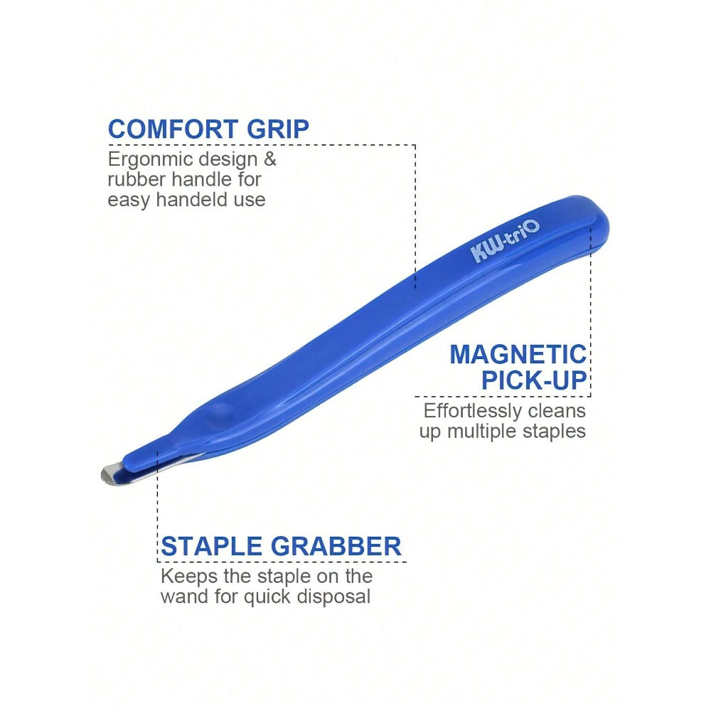 1pc Flat Staple Remover Pencil Look Streamline Design Portable Magnetic Staples Removal Tools For Office School Binding,Back To School,School Supplies